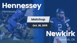 Matchup: Hennessey High vs. Newkirk  2018