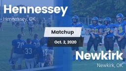 Matchup: Hennessey High vs. Newkirk  2020