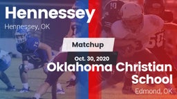 Matchup: Hennessey High vs. Oklahoma Christian School 2020