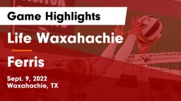 Life Waxahachie  vs Ferris Game Highlights - Sept. 9, 2022