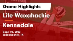 Life Waxahachie  vs Kennedale  Game Highlights - Sept. 23, 2022