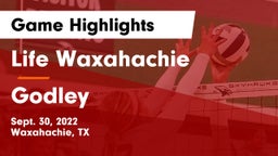 Life Waxahachie  vs Godley  Game Highlights - Sept. 30, 2022