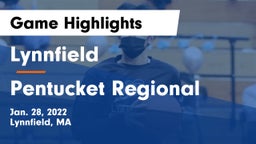 Lynnfield  vs Pentucket Regional  Game Highlights - Jan. 28, 2022