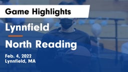 Lynnfield  vs North Reading  Game Highlights - Feb. 4, 2022