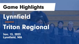 Lynnfield  vs Triton Regional  Game Highlights - Jan. 13, 2023