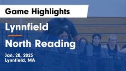 Lynnfield  vs North Reading  Game Highlights - Jan. 20, 2023