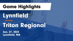 Lynnfield  vs Triton Regional  Game Highlights - Jan. 27, 2023