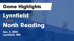Lynnfield  vs North Reading  Game Highlights - Jan. 3, 2024