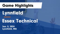 Lynnfield  vs Essex Technical  Game Highlights - Jan. 5, 2024