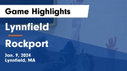 Lynnfield  vs Rockport  Game Highlights - Jan. 9, 2024