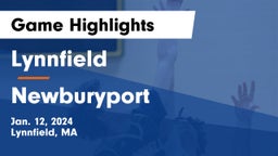 Lynnfield  vs Newburyport  Game Highlights - Jan. 12, 2024