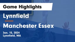 Lynnfield  vs Manchester Essex  Game Highlights - Jan. 15, 2024