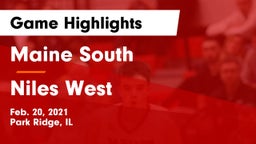 Maine South  vs Niles West  Game Highlights - Feb. 20, 2021