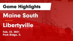 Maine South  vs Libertyville  Game Highlights - Feb. 22, 2021