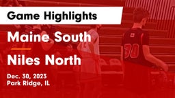 Maine South  vs Niles North  Game Highlights - Dec. 30, 2023