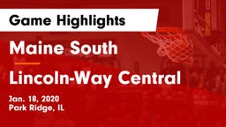 Maine South  vs Lincoln-Way Central  Game Highlights - Jan. 18, 2020