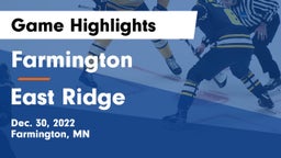 Farmington  vs East Ridge  Game Highlights - Dec. 30, 2022