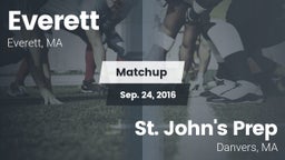Matchup: Everett  vs. St. John's Prep  2016