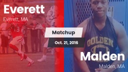 Matchup: Everett  vs. Malden  2016