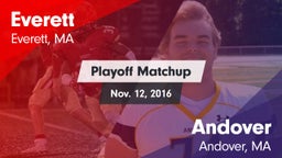 Matchup: Everett  vs. Andover  2016