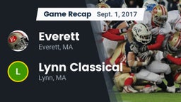 Recap: Everett  vs. Lynn Classical  2017
