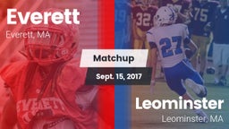 Matchup: Everett  vs. Leominster  2017