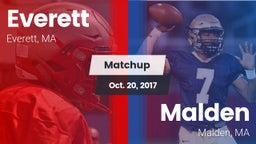 Matchup: Everett  vs. Malden  2017