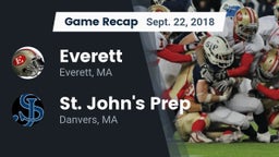 Recap: Everett  vs. St. John's Prep 2018