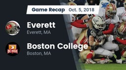 Recap: Everett  vs. Boston College  2018