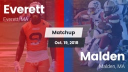 Matchup: Everett  vs. Malden  2018
