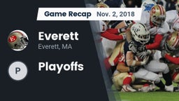 Recap: Everett  vs. Playoffs 2018