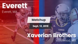 Matchup: Everett  vs. Xaverian Brothers  2019