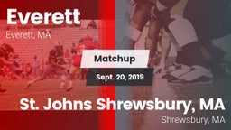 Matchup: Everett  vs. St. Johns  Shrewsbury, MA 2019