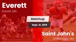 Matchup: Everett  vs. Saint John's  2019
