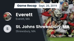 Recap: Everett  vs. St. Johns  Shrewsbury, MA 2019