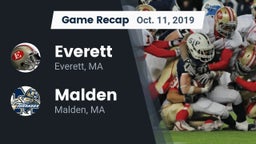 Recap: Everett  vs. Malden  2019