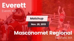 Matchup: Everett  vs. Masconomet Regional  2019