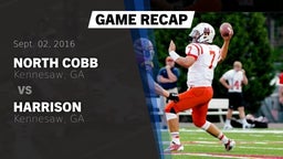 Recap: North Cobb  vs. Harrison  2016