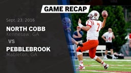Recap: North Cobb  vs. Pebblebrook  2016
