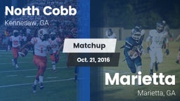 Matchup: North Cobb High vs. Marietta  2016