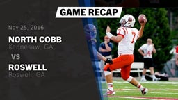 Recap: North Cobb  vs. Roswell  2016