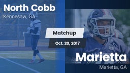 Matchup: North Cobb High vs. Marietta  2017