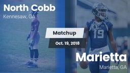 Matchup: North Cobb High vs. Marietta  2018
