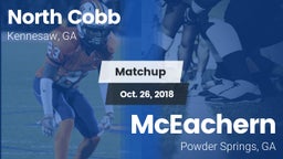 Matchup: North Cobb High vs. McEachern  2018