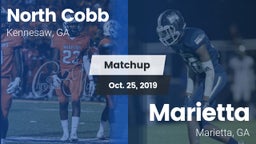 Matchup: North Cobb High vs. Marietta  2019