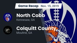 Recap: North Cobb  vs. Colquitt County  2019
