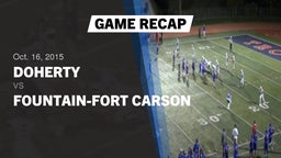 Recap: Doherty  vs. Fountain-Fort Carson  2015