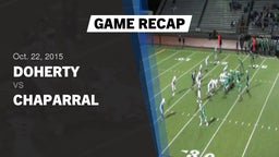 Recap: Doherty  vs. Chaparral  2015