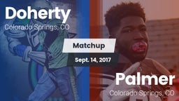 Matchup: Doherty  vs. Palmer  2017