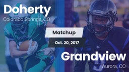 Matchup: Doherty  vs. Grandview  2017